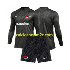 AZ Alkmaar Portiere Bambino Maglia Trasferta 2024/2025 Manica Lunga